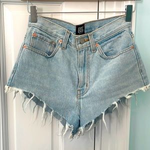 BDG High Rise Cheeky Denim Shorts
